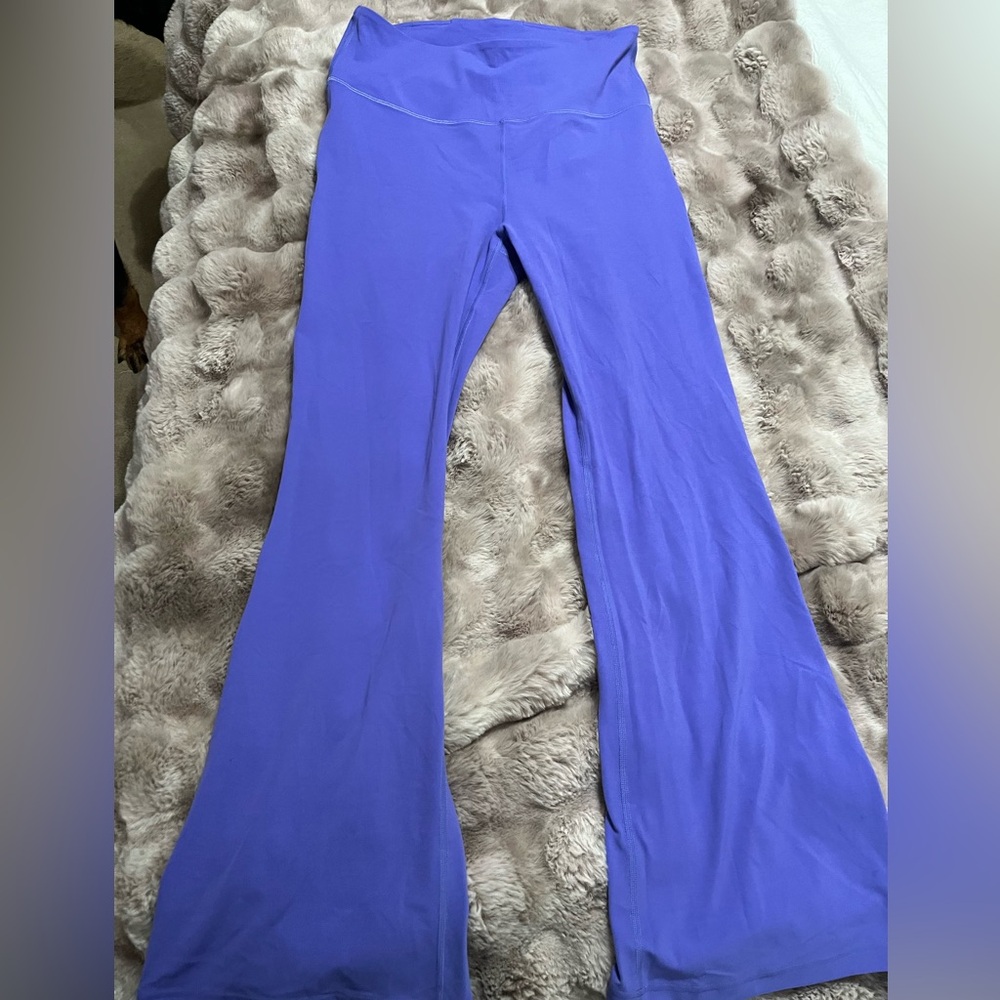 Lululemon Purple High-Waisted flare leggings size 12